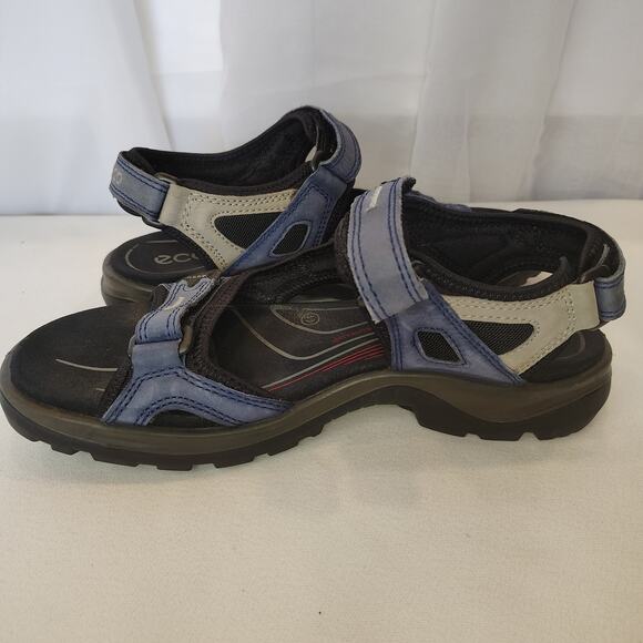 ECCO Mens Sport Sandals Blue Adjustable Strap Comfort Outdoor Shoes walking shoe main image 7